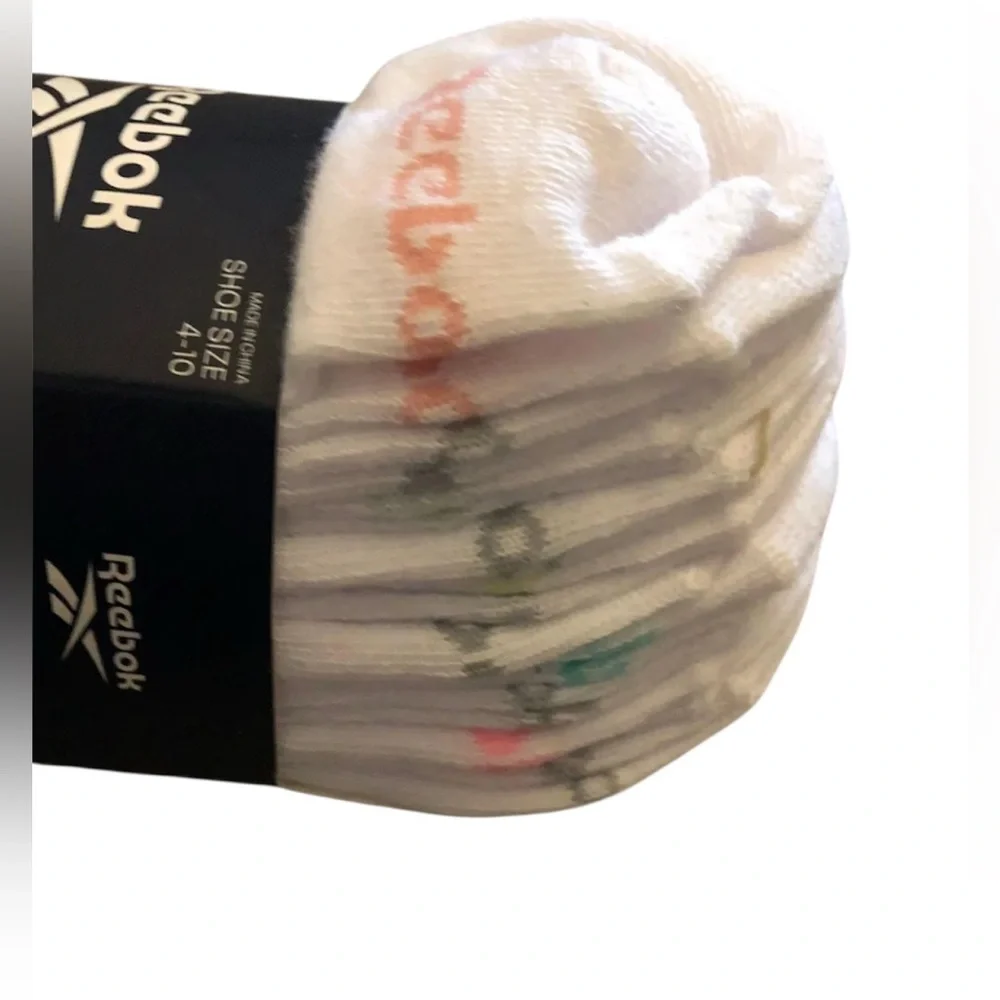 Reebok Ladies Feather Weight Low Cut Performance Socks 10 Pack Size 4-10 - Picture 2 of 5